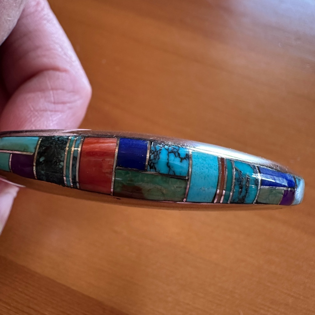 Frank Chee Navajo Sterling Silver Bracelet Preowned